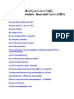 Structural Insulated Panels (SIPs) FAQs