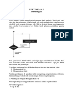 Perulangan: Pertemuan 5