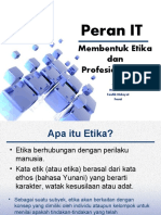 Peran IT Dalam Etika Profesional