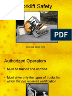 Training Presentation - Forklift Safety