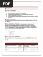 Research Design Phase 1 (A) : Secondary Research: Methodology