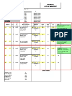 Packing List or Manifest: Line 1 Line 3 Line 4 Line 5 Line 6 Line 7 Line 29