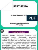 Statistika 1 Pendahuluan