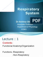 Respiratory System L-1