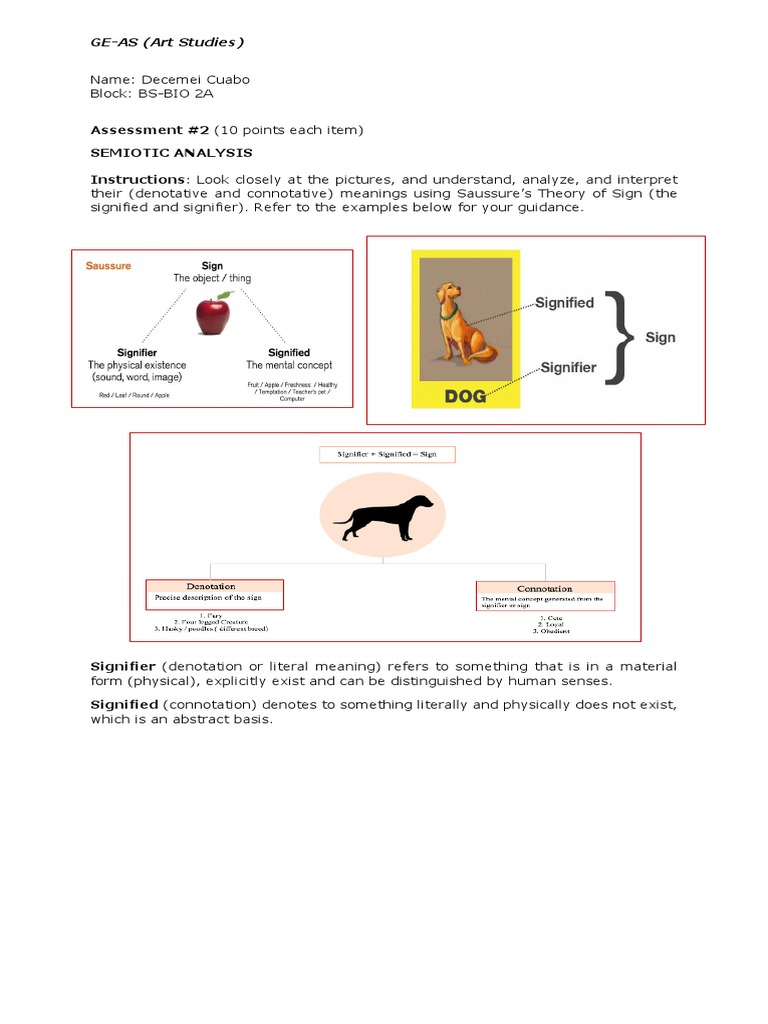 Semiotic Analysis in Art Studies | PDF | Semiotics
