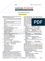 Lic Aao Reasoning Practice Set Reasoning Aptitude: WWW - Careerpower.in WWW - Careeradda.co - in