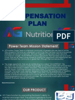 Compensation Plan Breakdown for AGNutrition Power Team