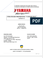 Internship Report of Yamaha