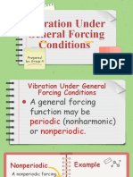 Vibration response to general forcing