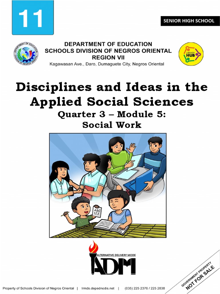 Disciplines and Ideas in The Applied Social Sciences: Quarter 3 ...