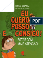 Eu Quero, Posso e Consigo Estar Com Mais Atenção