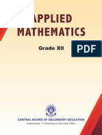 Book Applied Mathematics Class XII