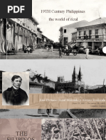 19TH Century Philippines The World of Rizal