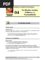 CNT 04 - Os Direitos Sociais, Políticos e a Nacionalidade
