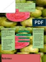 Efficacy of Guava (Psidium Guava) : As An Anti-Inflammatory Ointment