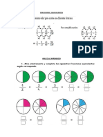 Fracciones equivalentes: amplificación y simplificación