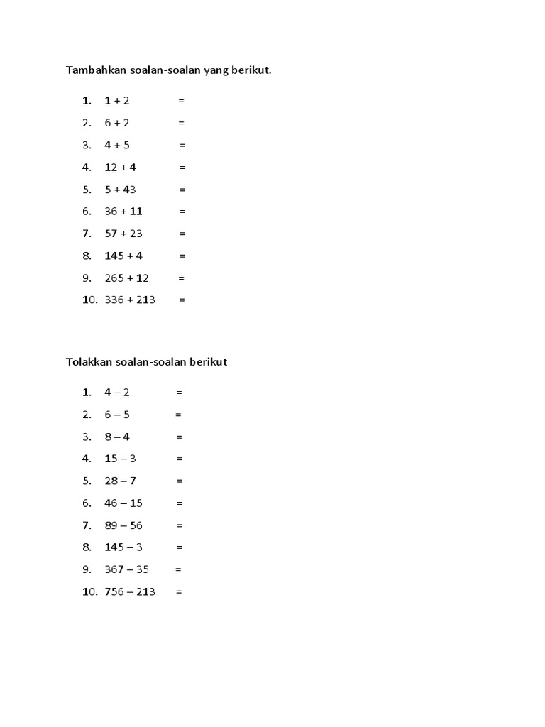 Soalan Matematik Hari Akademik Pdf