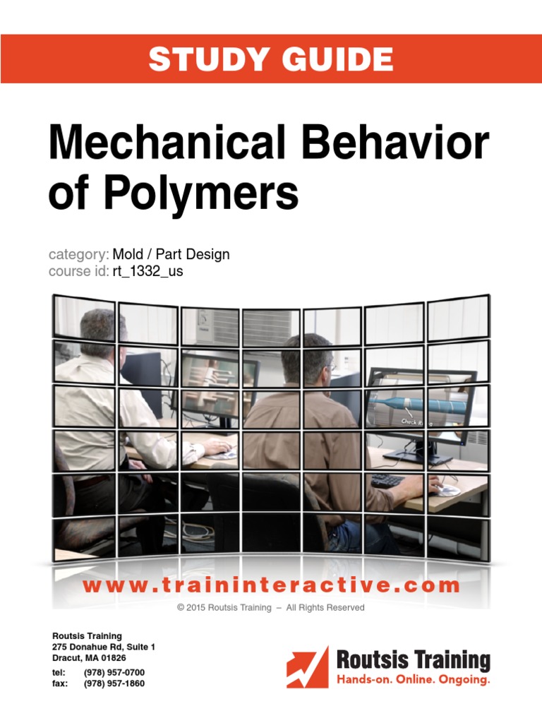 Mechanical Behavior of Polymers PDF Deformation (Engineering) Elasticity (Physics)