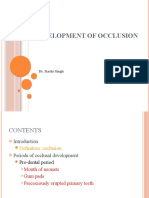 Development of Occlusion