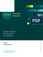 Design Thinking and Creativity For Business Course