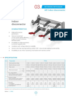 Rated Operating Voltages, Currents, and Dimensions of Outdoor High Voltage Disconnectors