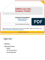 Rdbms and SQL Normal Forms: Venkatesh Vinayakarao