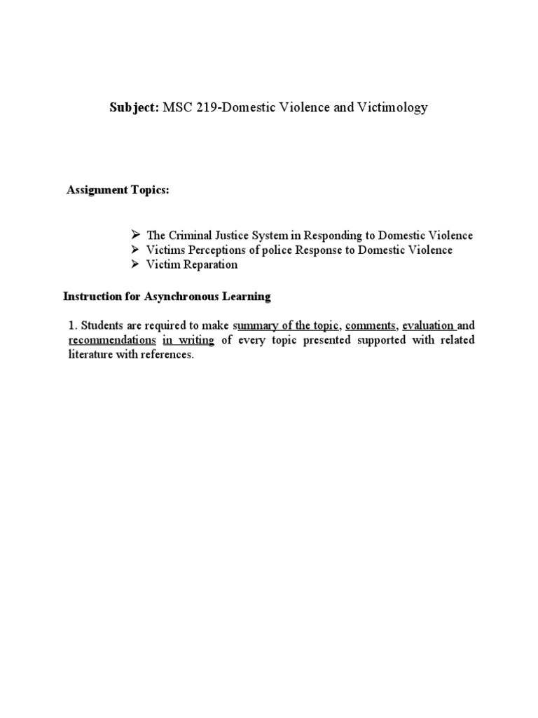 research paper on victimology