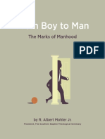 From Boy to Man the Marks of Manhood