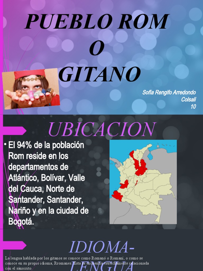 Comunidad Rom en Colombia: Cultura y Estructura | PDF | Pueblo romaní
