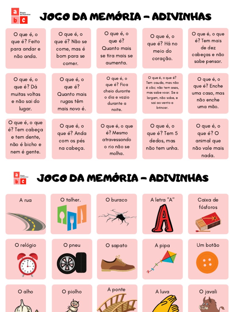 Adivinhas para Educação Infantil | PDF