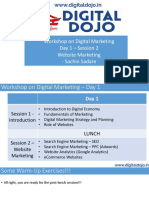 Workshop on Digital Marketing - Day 1 Session 2 Website Marketing