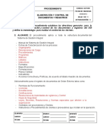 GCP-001-13 Control Documentos y Registros