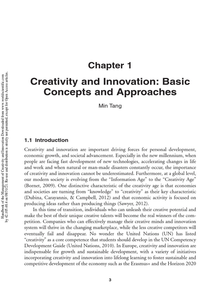 Understanding Creativity and Innovation | PDF | Creativity | Innovation