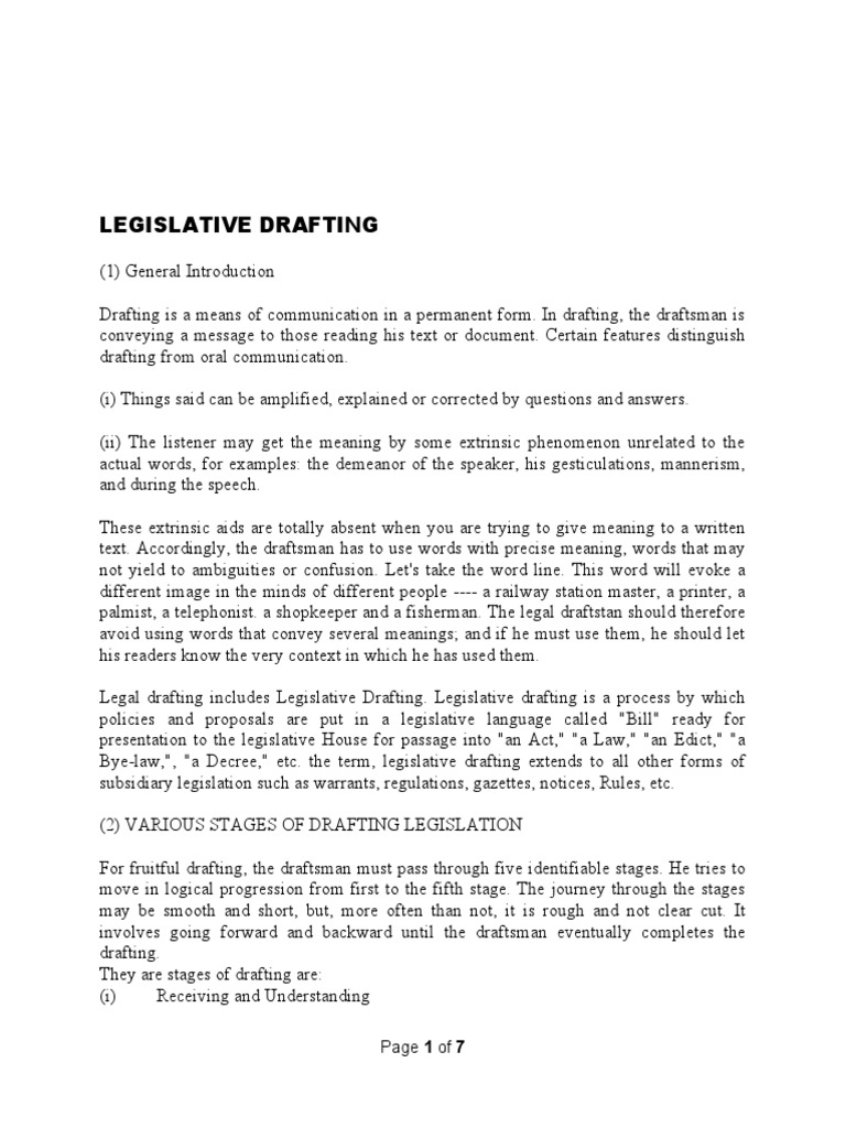 Legislative Drafting PDF Repeal Precedent