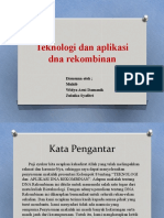 KEL 8 Teknologi Dan Aplikasi Dna Rekombinan