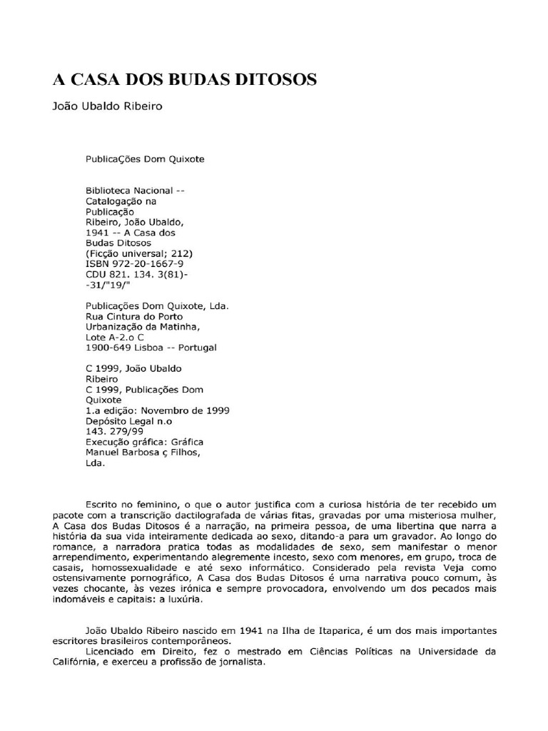 A Casa Dos Budas Ditosos Joao