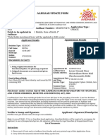 Aadhaar Update Form: 2021 Update (Mobile, Date of Birth,) Only Fields Mentioned Here Will Be Updated at ASK Center