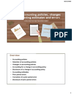 IAS 8 - Accounting Policies Estimates and Errors