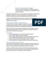 #5-08 Cómo Saber Mi Número de Credencial Cívical Uruguay