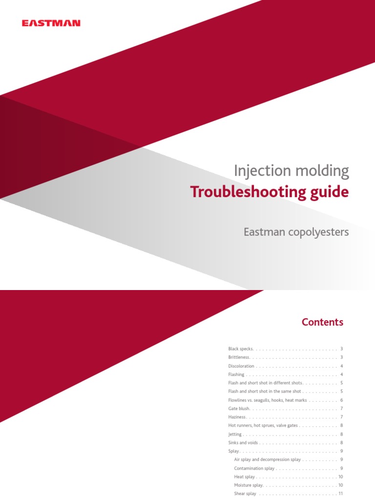 Injection Molding Troubleshooting Guide | PDF