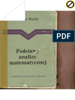 W. Rudin - Podstawy Analizy Matematycznej