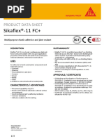 Sikaflex®-1c SL Data Sheet | PDF | Concrete | Paint