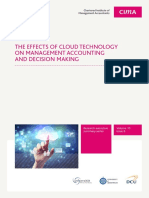 Effects of Cloud Technology On Management Accounting
