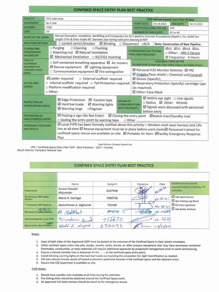 Cse Plan Jtfu Inlet Area | PDF
