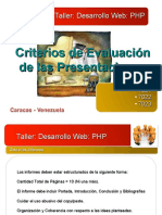 Criterios Evaluación