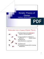 Molecular View of Gases: Kinetic Theory