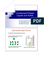 Condensed Phases: Liquids and Solids: Intermolecular Forces