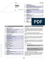 Manual de instruções SLC 420 cortina óptica segurança