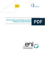 Plan de Direccionamiento e Interconexion de Redes en La Administracion - Version 2021