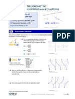 7 - Trigonometric Equations and Identites